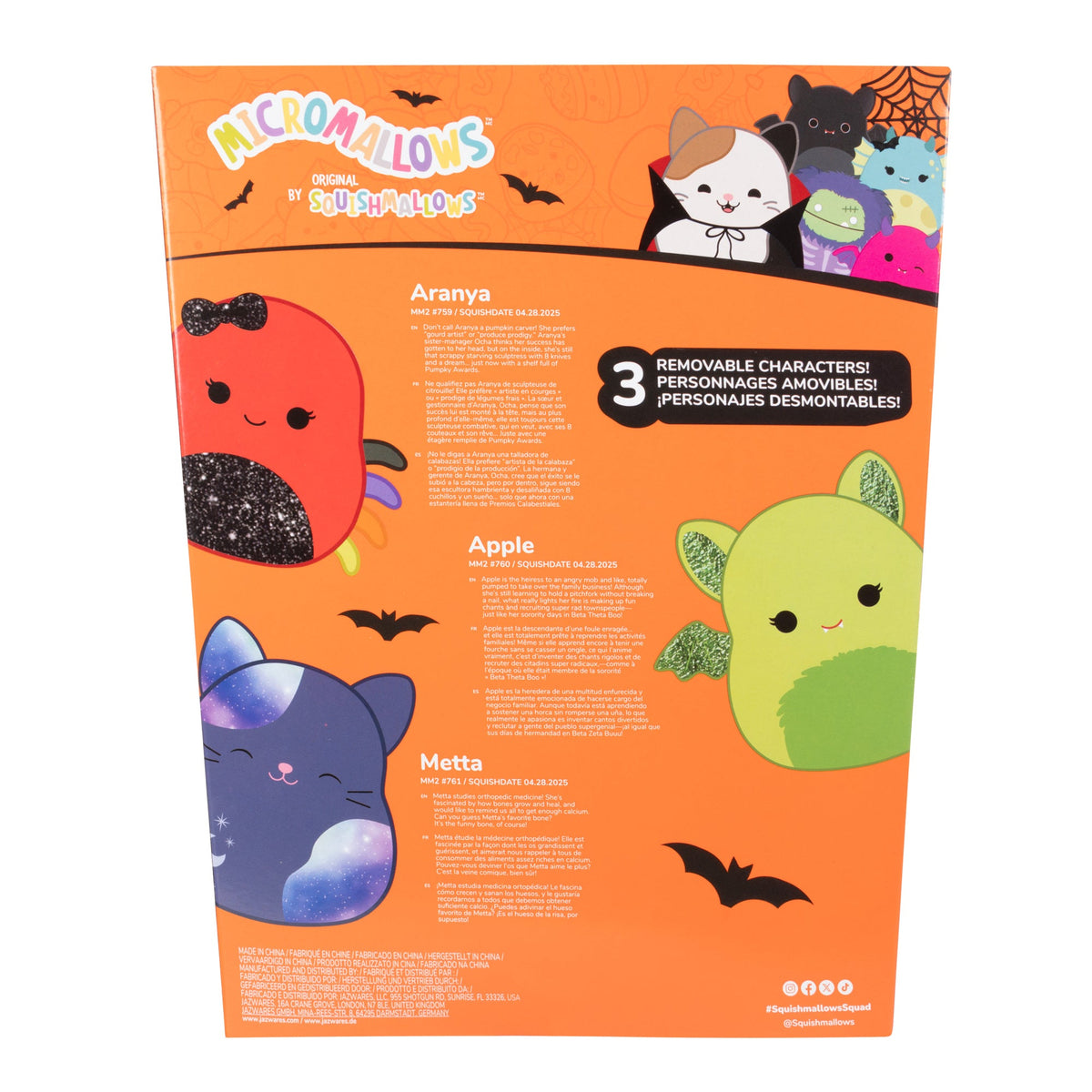 Squishmallows Original Halloween Micromallows Bouquet - Plush Florals